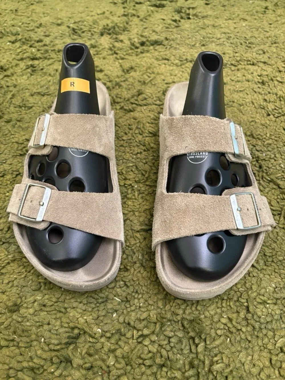 Birkenstock Arizona Suede Exquisite Suede Leather Taupe Size 43 EU/Men's 10-10.5